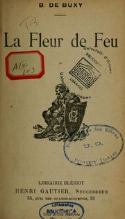 Cover of: La fleur de feu