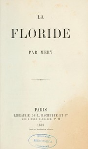 Cover of: La floride