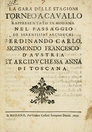 Cover of: La gara delle stagioni by Giuliano Cassiani