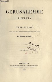 Cover of: La Gerusalemme liberata