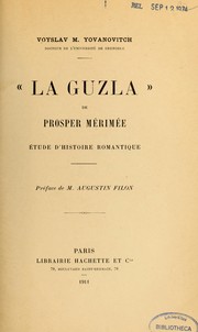 Cover of: "La guzla" de Prosper Mérimée: étude d'histoire romantique
