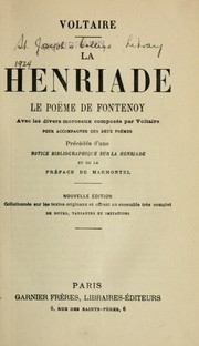 Cover of: La Henriade by Voltaire