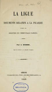 Cover of: La ligue by Alexis Auguste Dubois