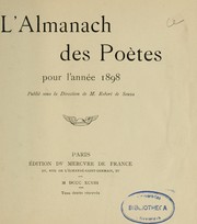 Cover of: L'Almanach des poètes pour l'année 1898