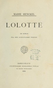 Cover of: Lalotte: en roman fra den gustavianske periode