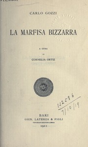 Cover of: La Marfisa Bizzarra