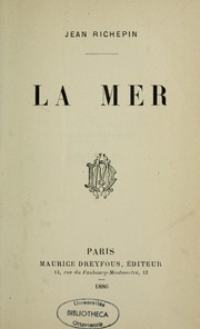 Cover of: La mer