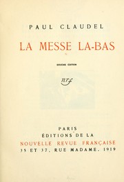 Cover of: La Messe la-bas