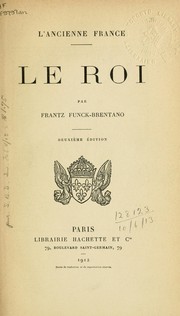 Cover of: L'Ancienne France - Le Roi