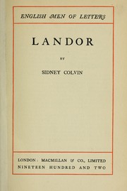 Cover of: Landor