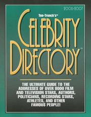 Cover of: Ten-Tronck's Celebrity Directory 2006-07 (Celebrity Directory)