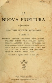 Cover of: La Nuova fioritura by Francesco Pastonchi