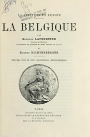 Cover of: La peinture en Europe: la Belgique