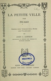 Cover of: La petite ville by L.-B Picard