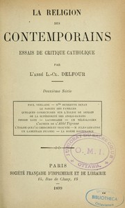 Cover of: La religion des contemporains