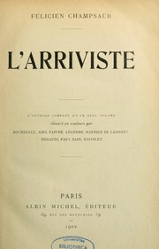 Cover of: L'arriviste