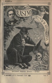 Cover of: L'Asino by Francesco Domenico Guerrazzi, Francesco Domenico Guerrazzi