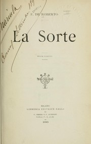 Cover of: La sorte