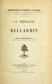 Cover of: La théologie de Bellarmin