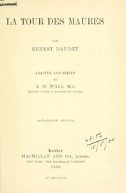 Cover of: La tour des Maures: Adapted and edited by A.H. Wall