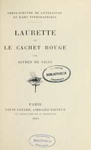 Cover of: Laurette, ou, Le cachet rouge