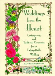 Cover of: Weddings from the heart by Daphne Rose Kingma
