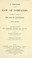 Cover of: A treatise on the law of companies