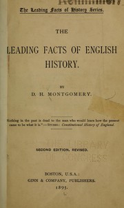 Cover of: The leading facts of English history by David Henry Montgomery