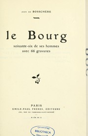 Cover of: Le bourg