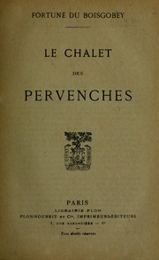 Cover of: Le chalet des Pervenches