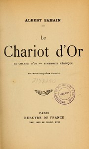 Cover of: Le chariot d'or: Le chariot d'or ; Symphonie héroïque