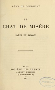 Cover of: Le chat de misère: idées et images