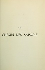 Cover of: Le chemin des saisons