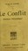 Cover of: Le conflit