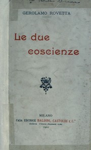 Cover of: Le due coscienze