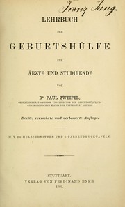 Cover of: Lehrbuch der Geburtshülfe für Ärzte und Studirende