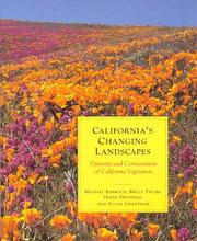 Cover of: California's Changing Landscapes by Michael G. Barbour