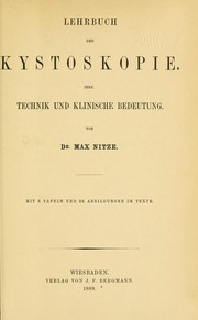 Cover of: Lehrbuch der kystoskopie: Ihre technik und klinische bedeutung