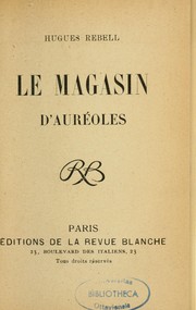 Cover of: Le Magasin d'auréoles