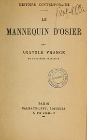 Cover of: Le mannequin d'osier