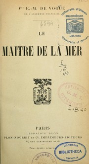 Cover of: Le Maître de la mer