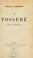 Cover of: Le possédé