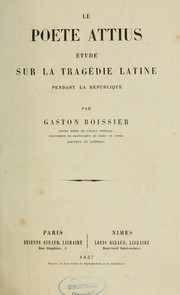 Le poète Attius by Boissier, Gaston