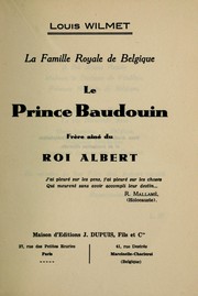 Cover of: Le Prince Baudouin