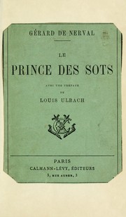 Cover of: Le Prince des sots