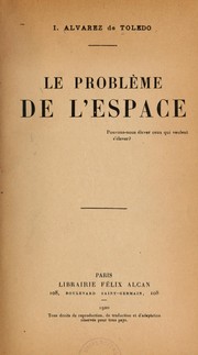 Cover of: Le Problème de l'espace