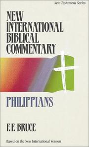 Cover of: Philippians by Bruce, F. F.