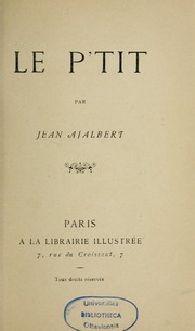 Cover of: Le p'tit