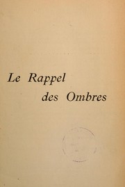 Cover of: Le rappel des ombres