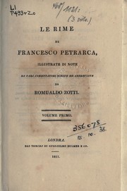Cover of: Le rime ... by Francesco Petrarca
